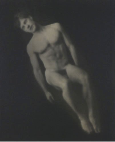 Male Nude Robert Stivers suspended figure